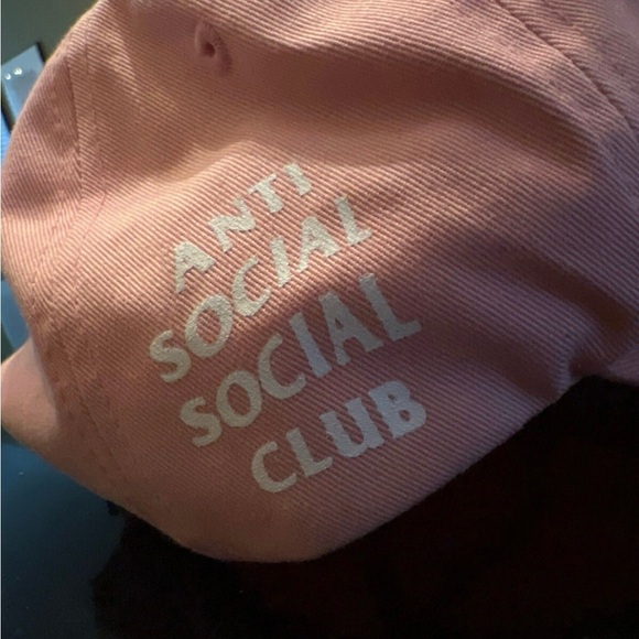 Anti Social Social Club (ASSC) + Penthouse Dad Hat in Pink - Picture 8 of 8